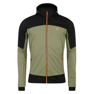 Dare 2B Mens Mountaineer Soft Shell Jacket / Olivine Green/Black